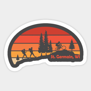 Bike and Hike St Germain Sticker